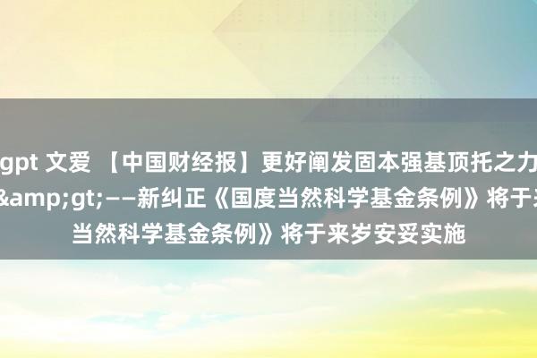 gpt 文爱 【中国财经报】更好阐发固本强基顶托之力&